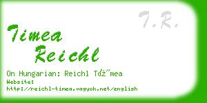 timea reichl business card